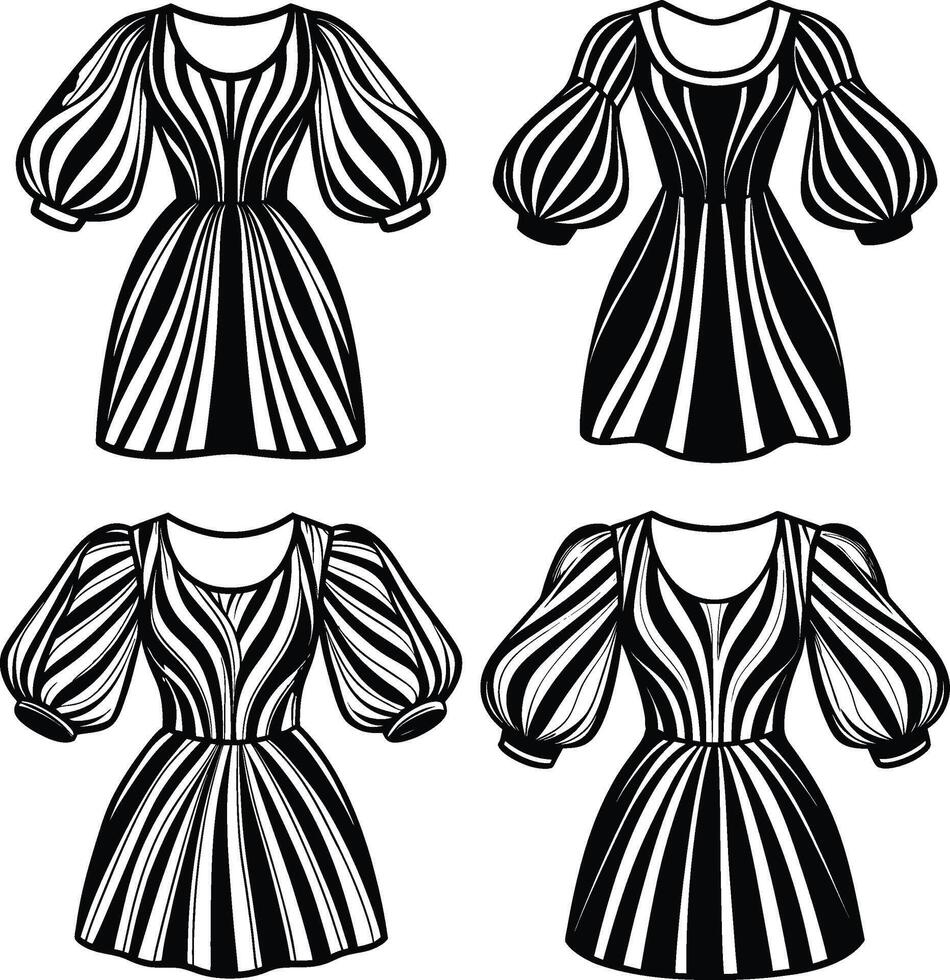 Classic Flow Sleeve Silhouette vector