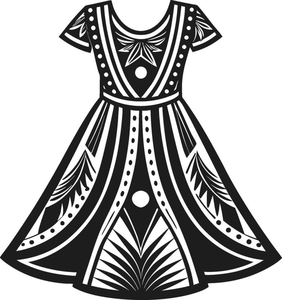 Rustic Boho Outline vector
