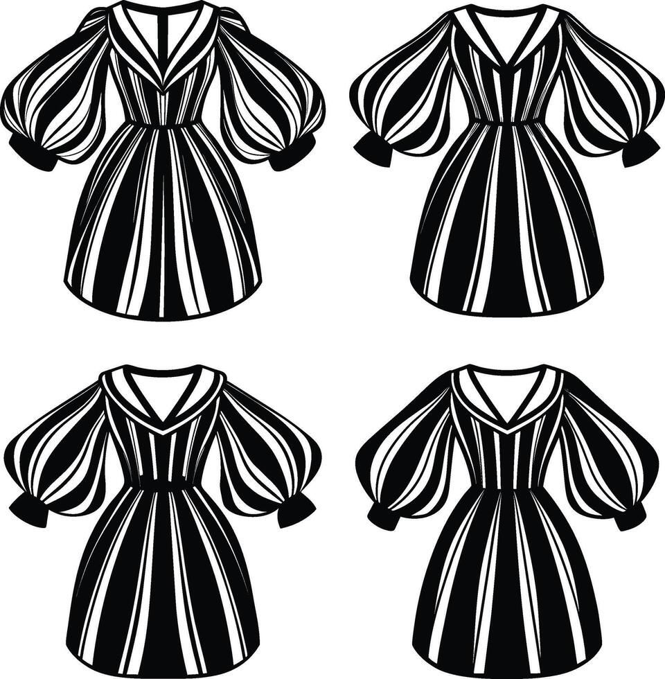 flow Sleeve Silhouette vector