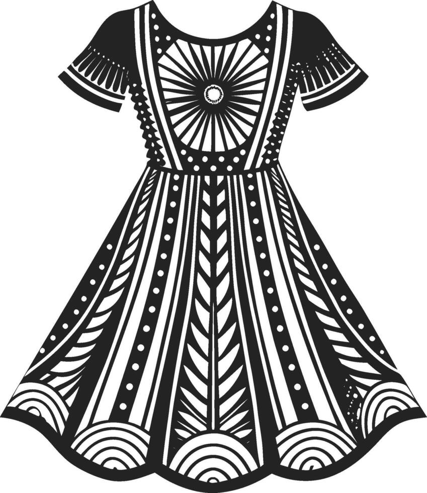 Festival Boho Silhouette vector