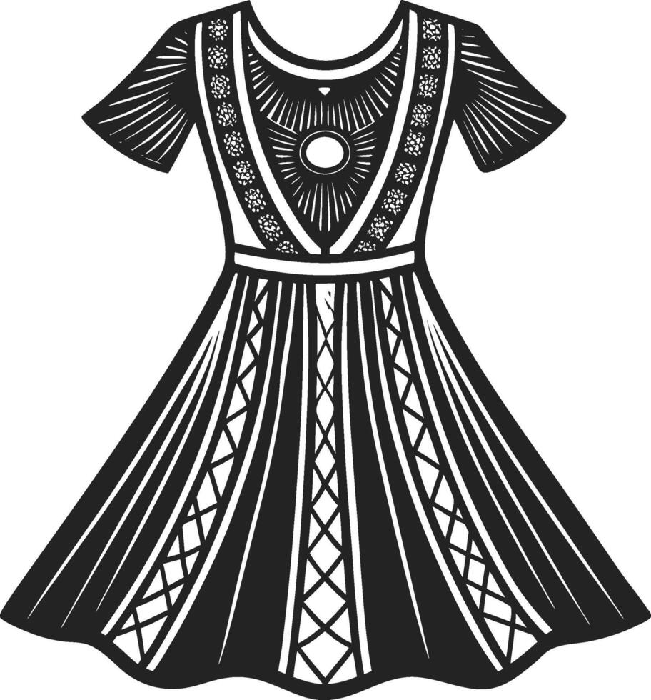 Modern Boho Silhouette Design vector