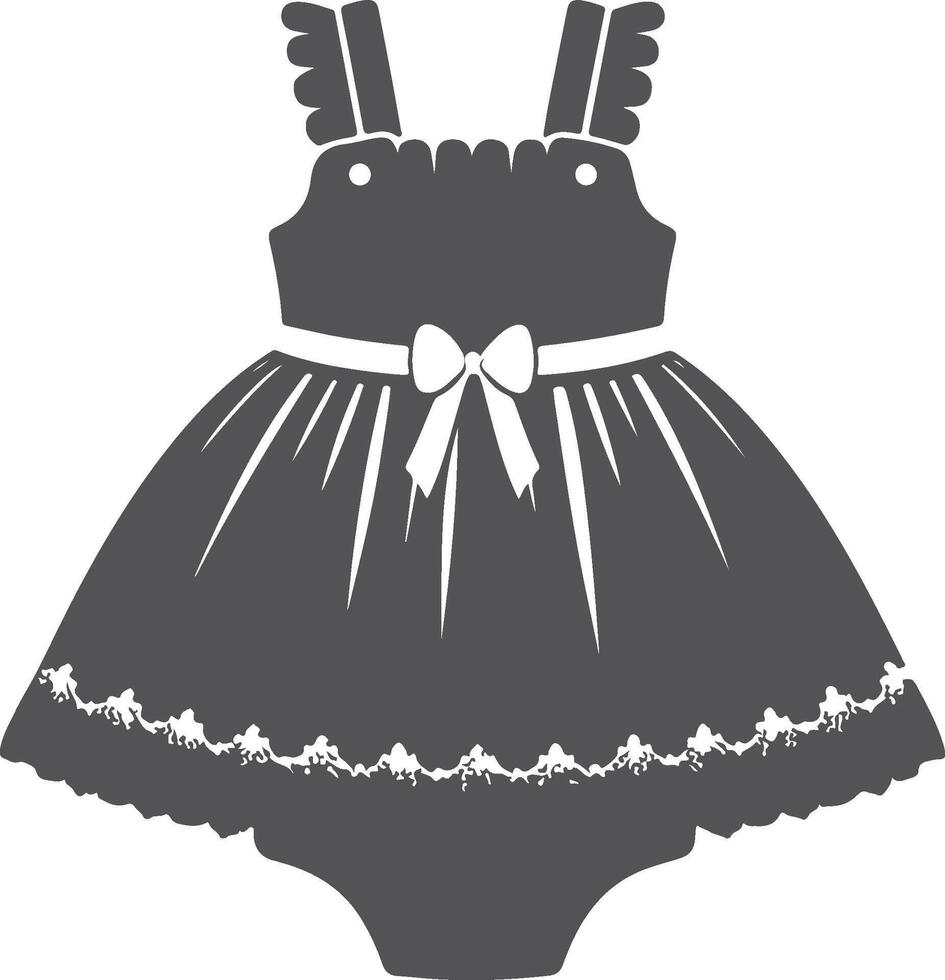 Minimal Sleeveless Babydoll vector