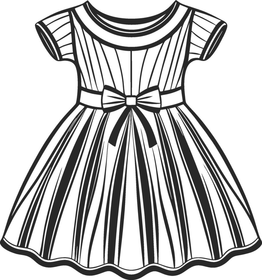 Soft Sleeveless Babydoll vector