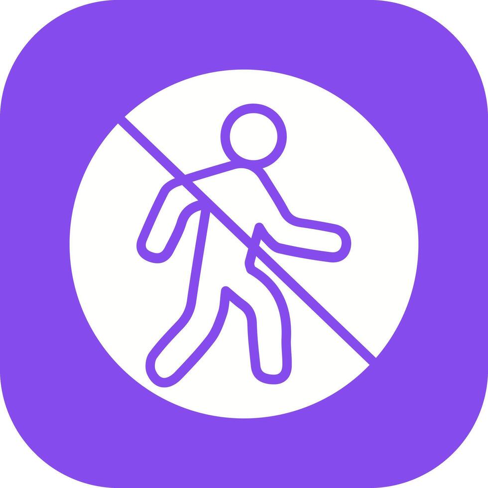 No Entry Sign Icon Design vector