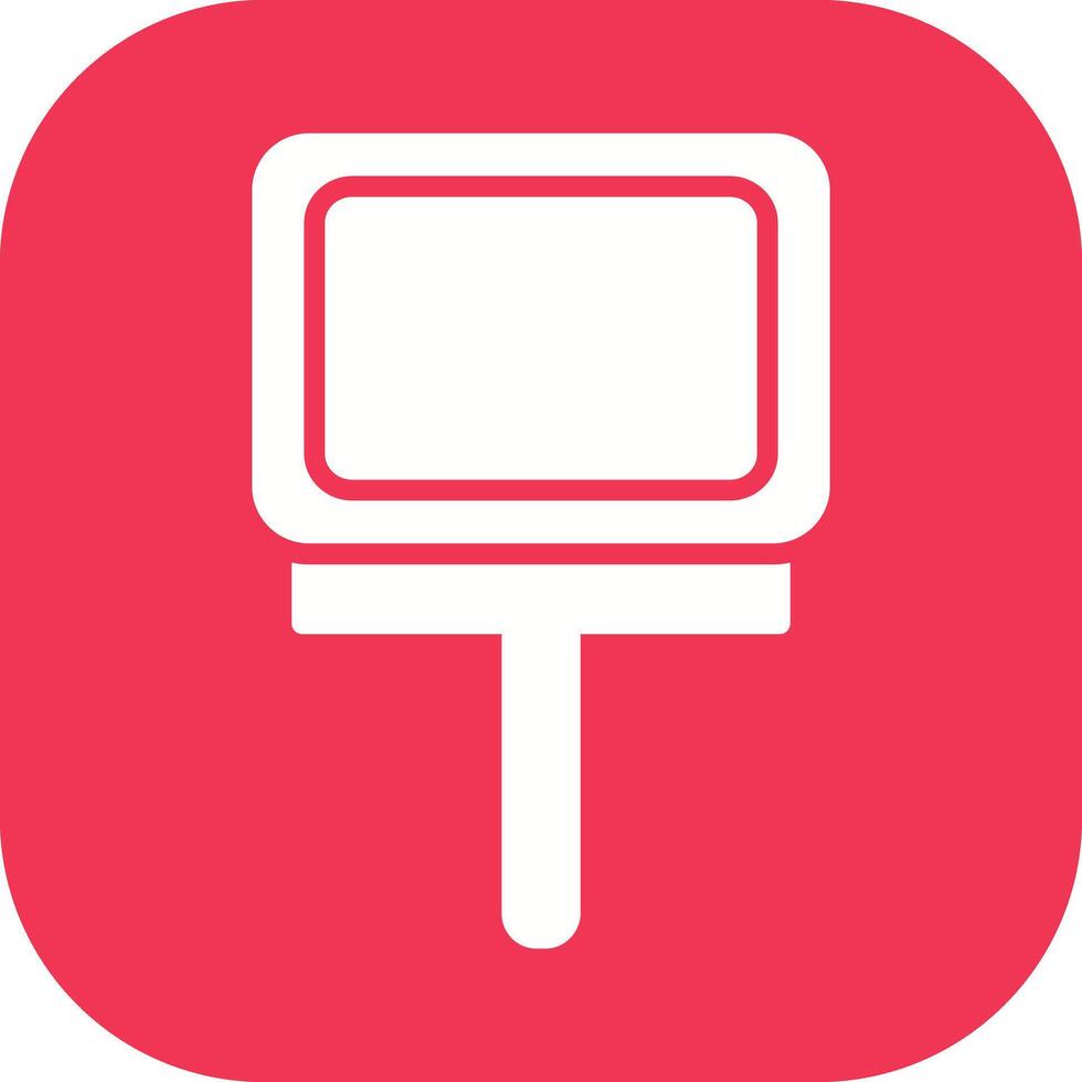 Billboard Icon Design vector
