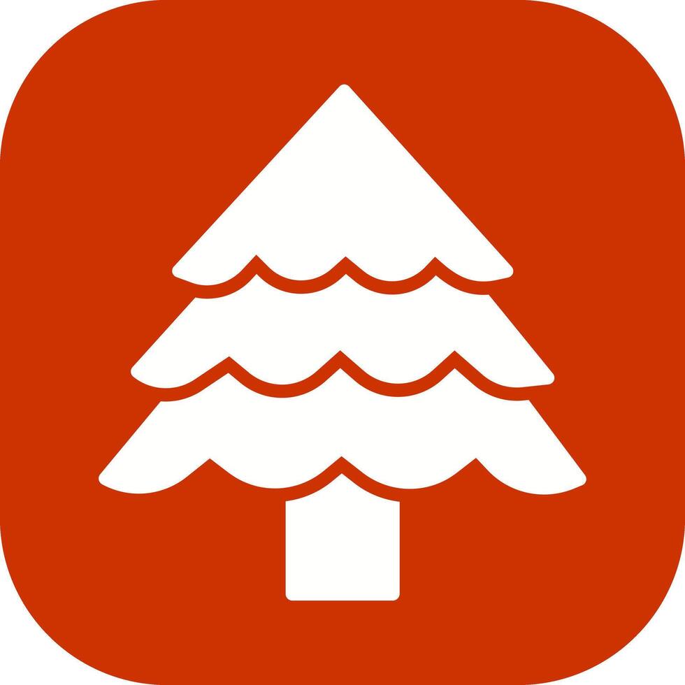 Christmas Tree Icon Design vector