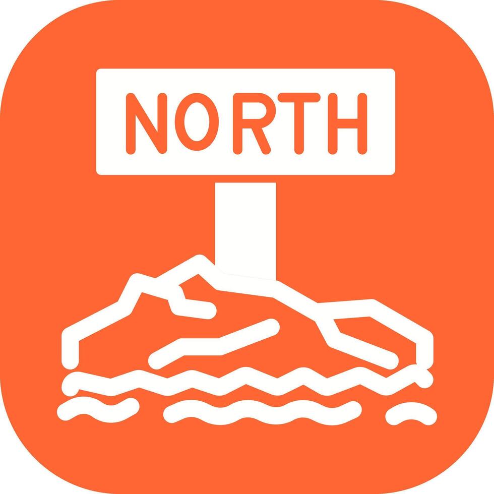 Northpole Icon Design vector