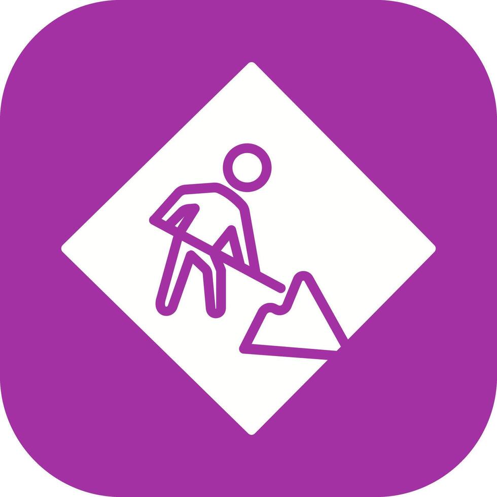 Construction Sign Icon Design vector