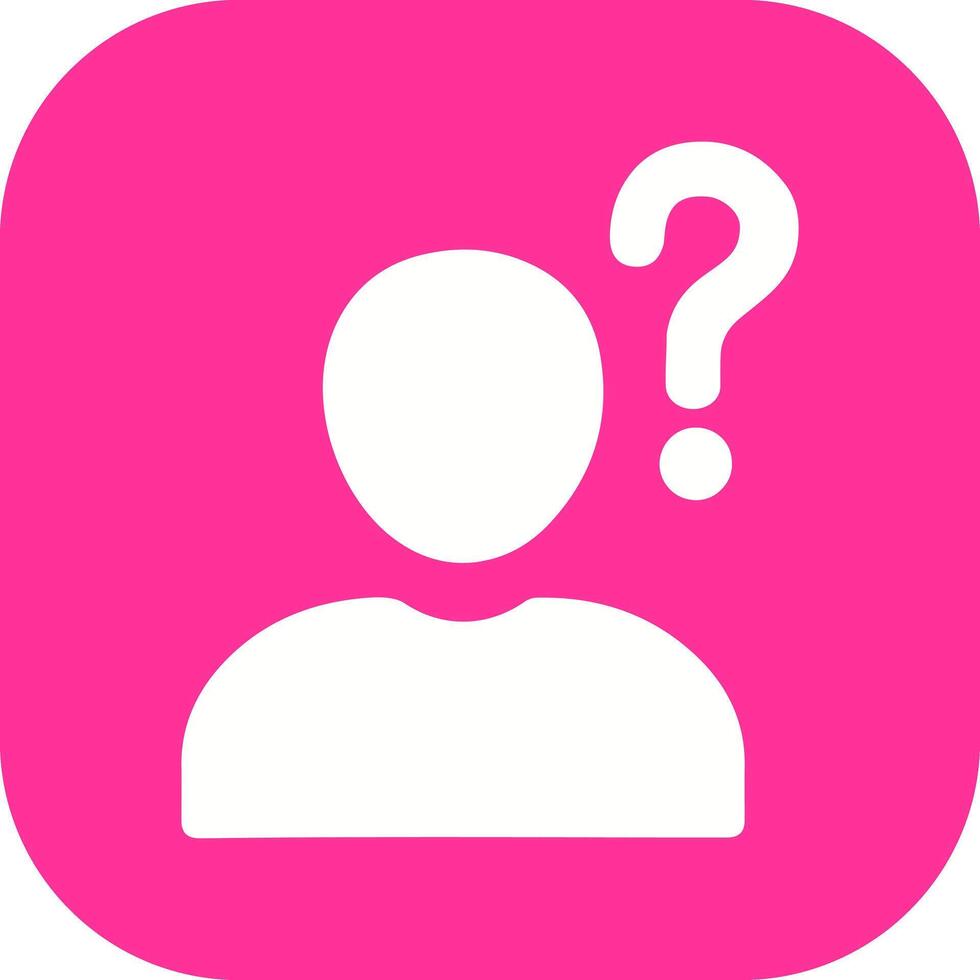 Confused Person Icon Design vector
