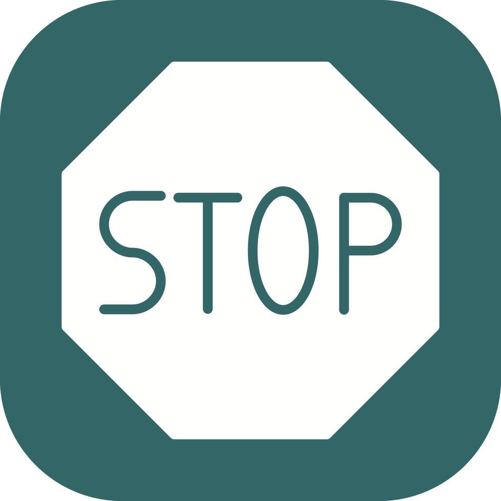 Stop Sign Icon Design vector
