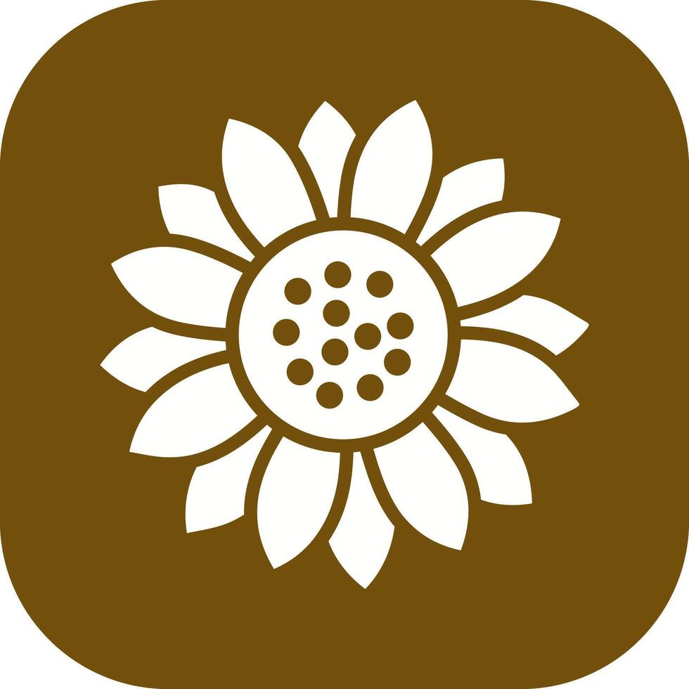 Sunflower Icon Design vector