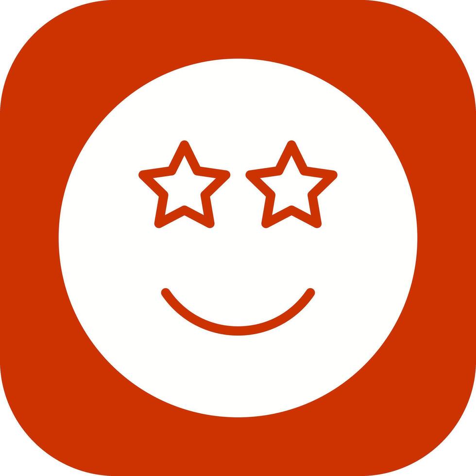 Star-Struck Icon Design vector