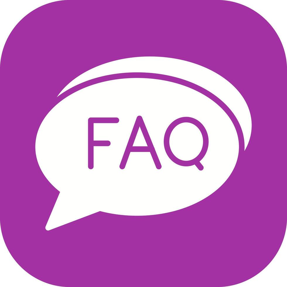 FAQ Section Icon Design vector
