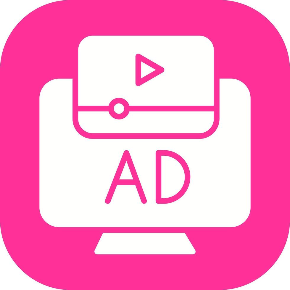 Ad Icon Design vector
