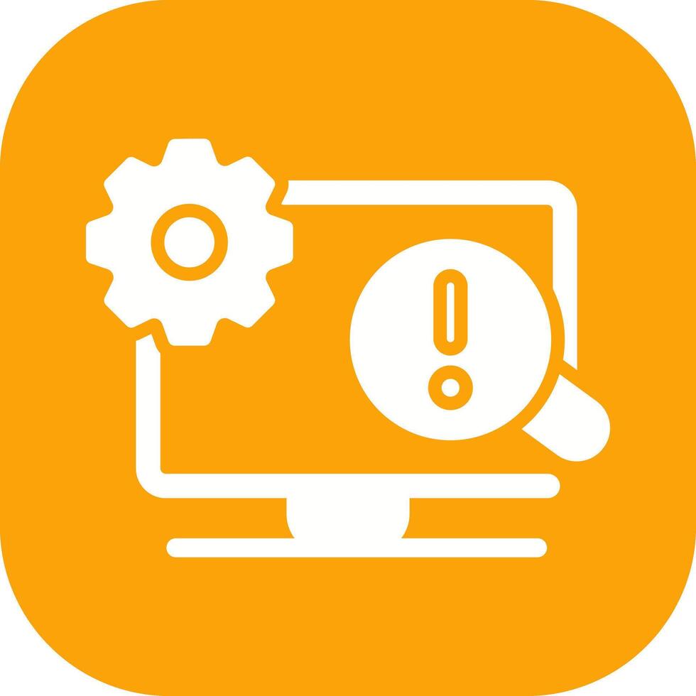 Troubleshooting Icon Design vector