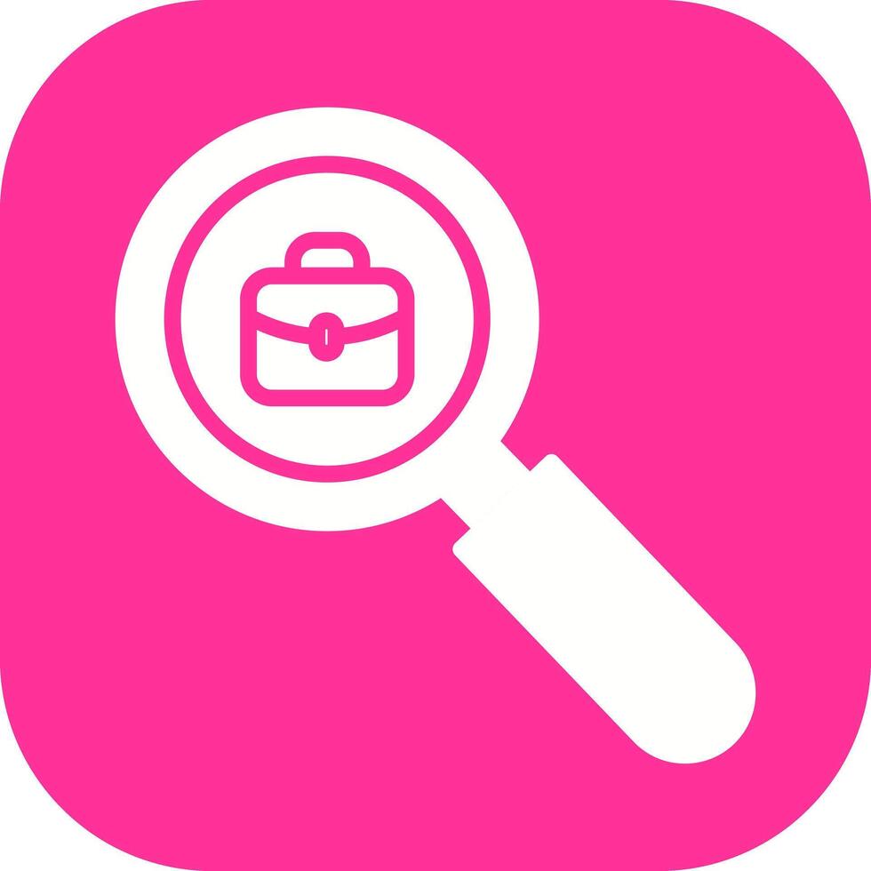 Job Hunting Icon Design vector