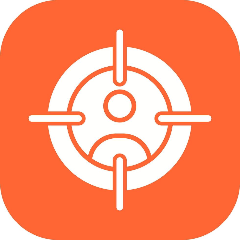 Target Audience Icon Design vector