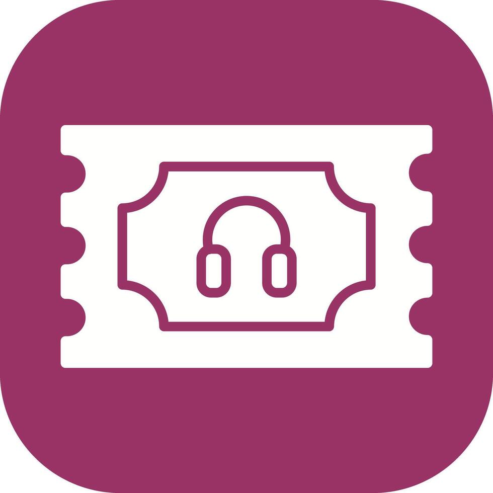 Support Ticket Icon Design vector