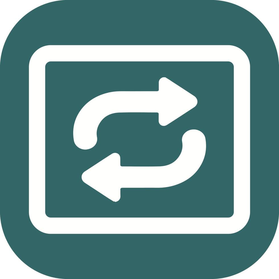 Repeat Button Icon Design vector