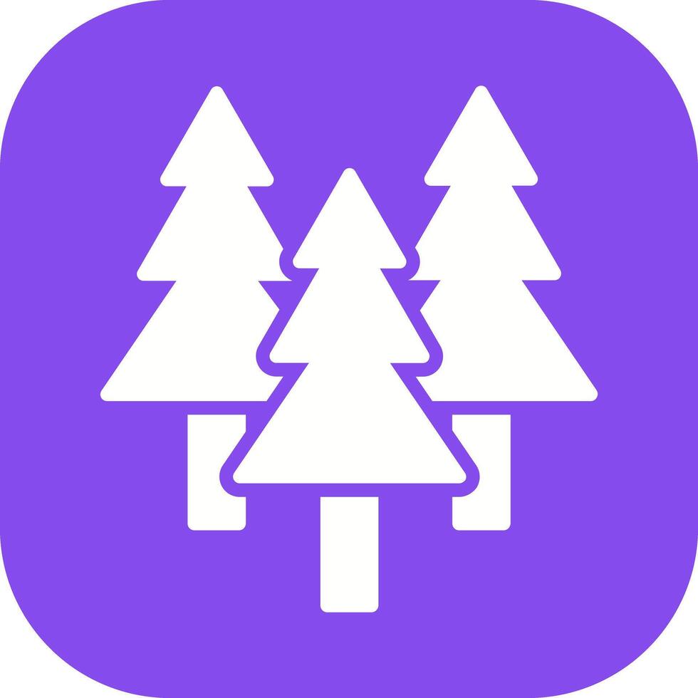 Evergreen Tree Icon Design vector