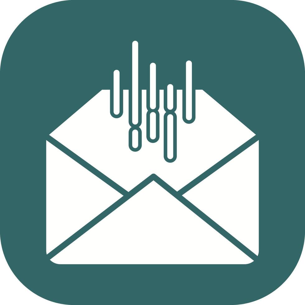 Mail Sorting Icon Design vector