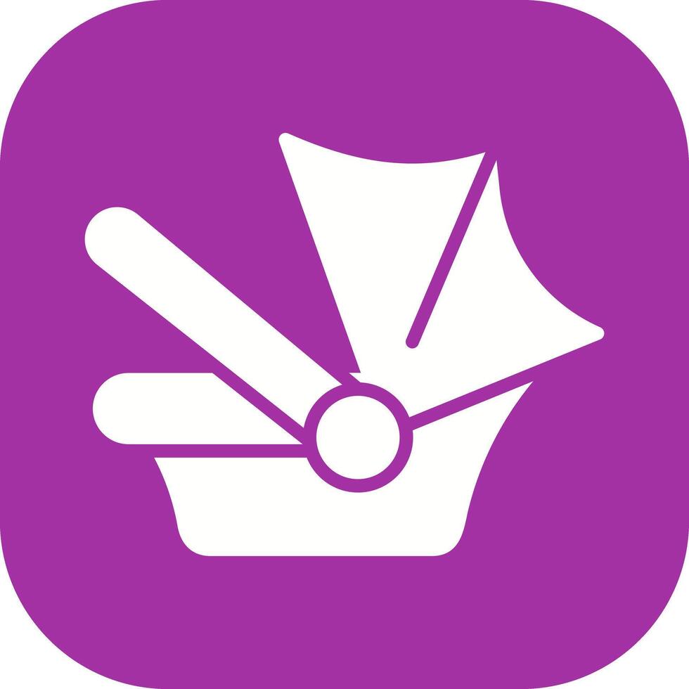 Car Seat Safety Icon Design vector