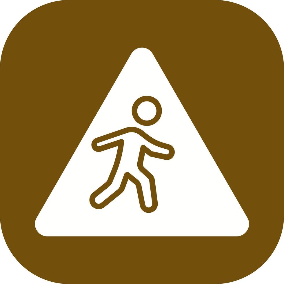 Children Crossing Icon Design vector