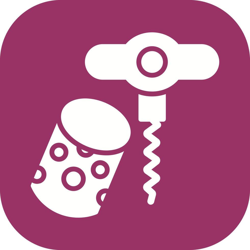 Wine Cork Icon Design vector