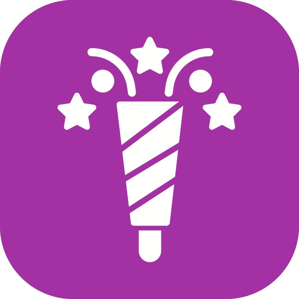 Popper Icon Design vector