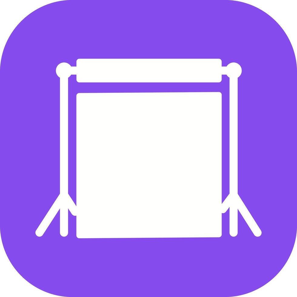 Photography Backdrops Icon Design vector