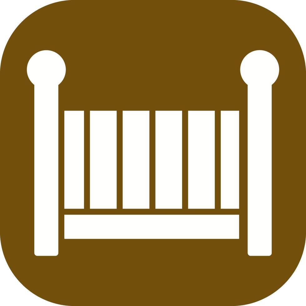 Nursery Cots Icon Design vector