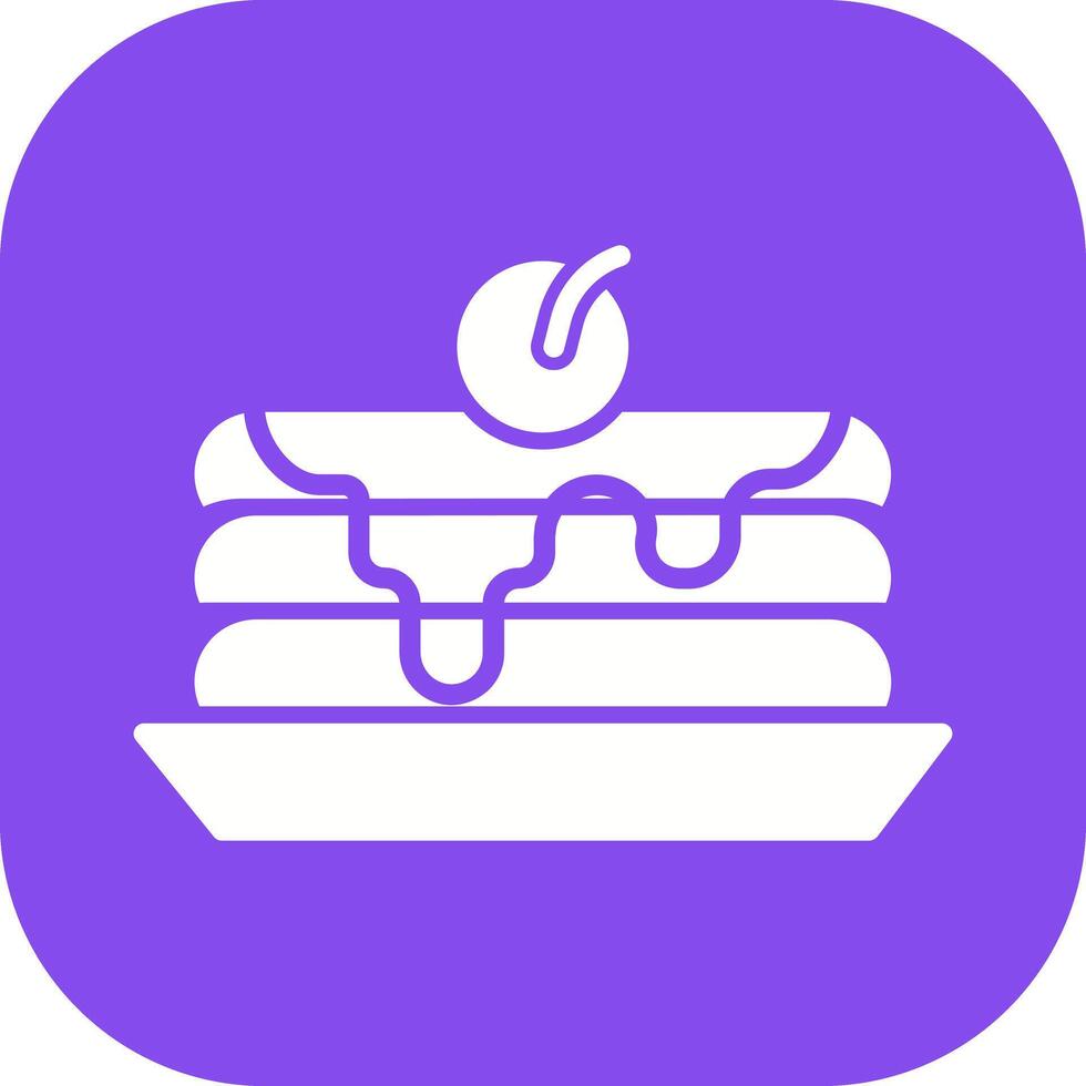 Pancakes Icon Design vector