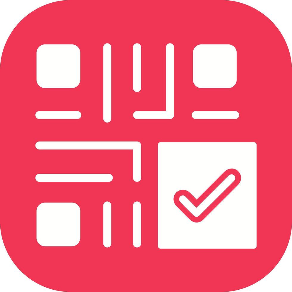 QR Code Checkout Icon Design vector