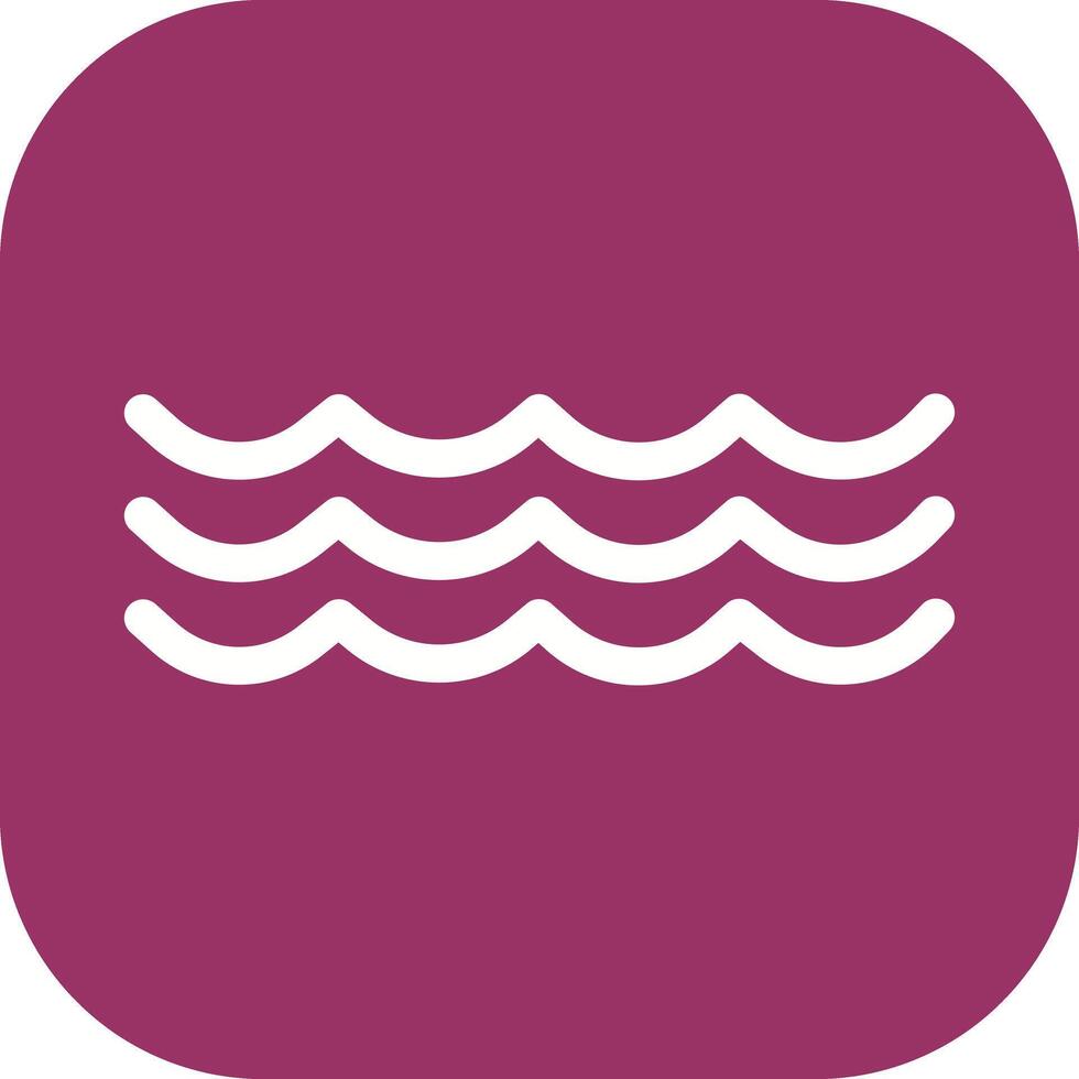 Water Wave Icon Design vector