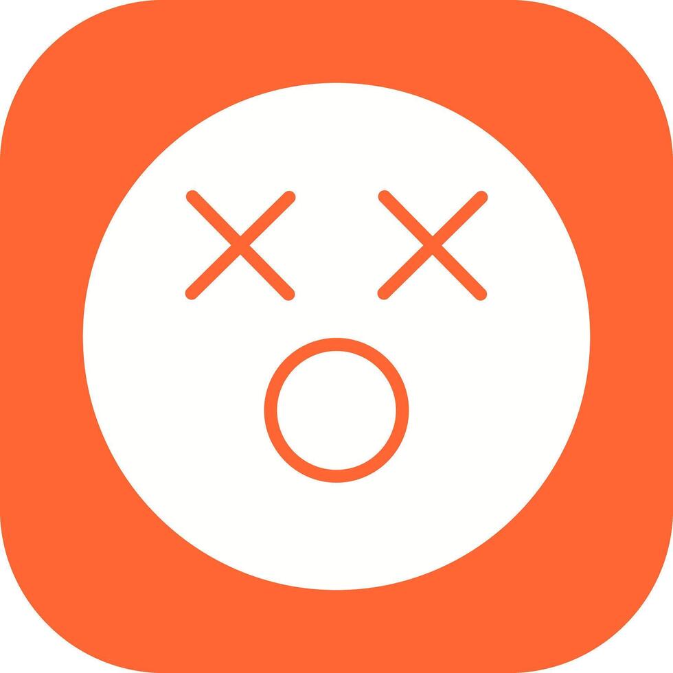 Dizzy Face Icon Design vector