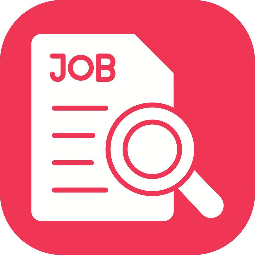 Job Search Icon Design vector