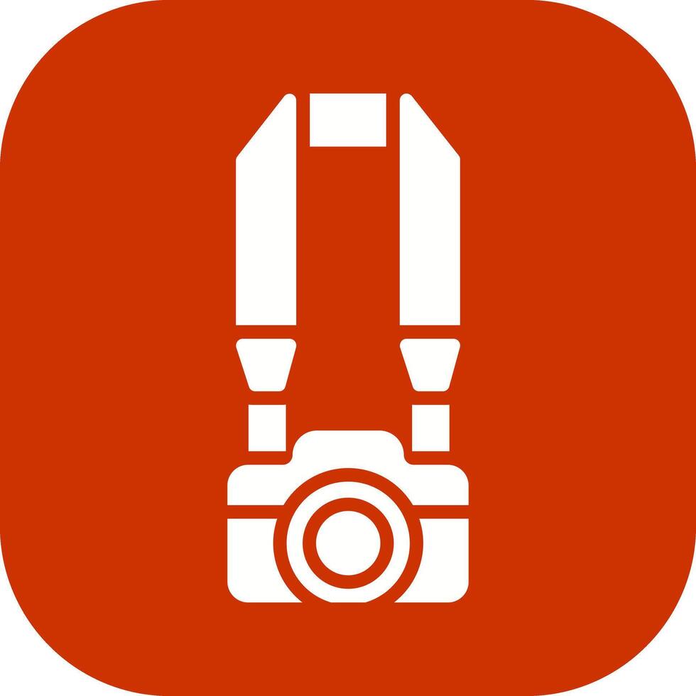 Camera Straps Icon Design vector