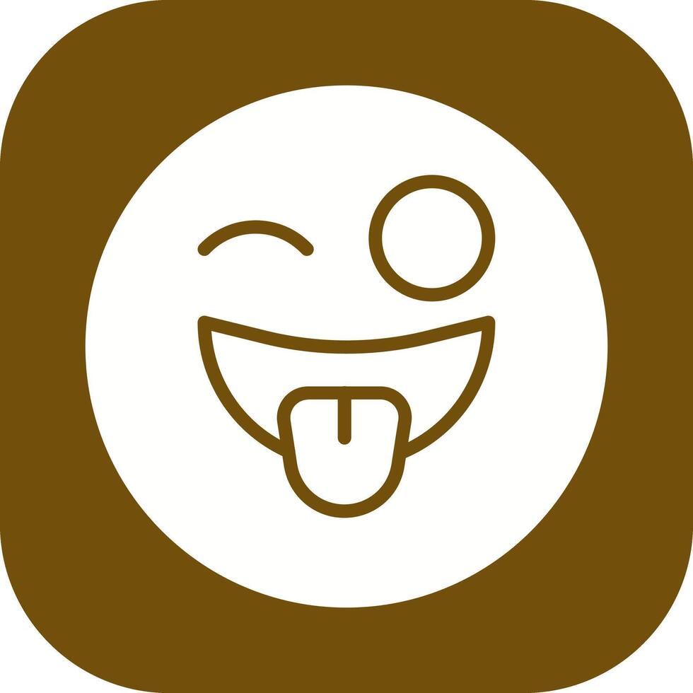 Zany Face Icon Design vector