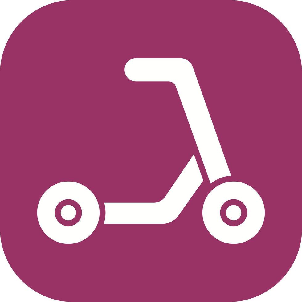 Kick Scooter Icon Design vector