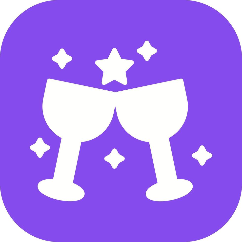 Wine Party Icon Design vector