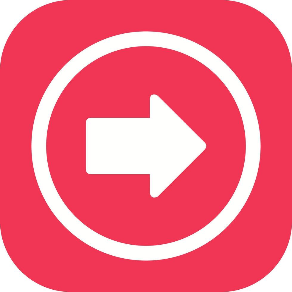 Right Arrow Icon Design vector
