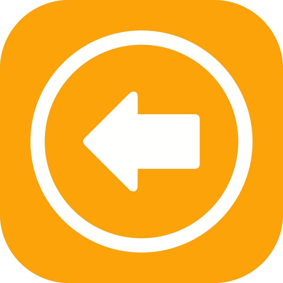 Left Arrow Icon Design vector