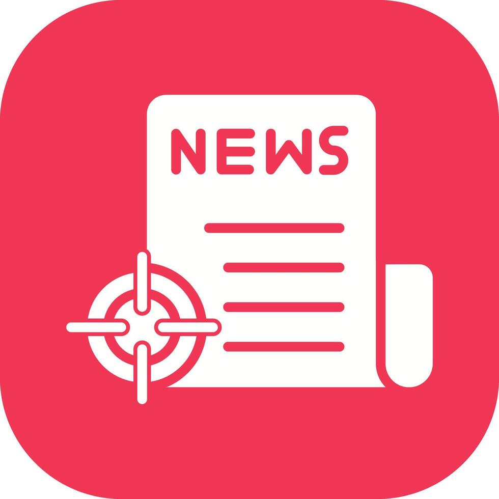 News Scoop Icon Design vector