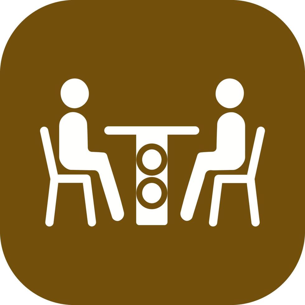 Family Dinner Icon Design vector