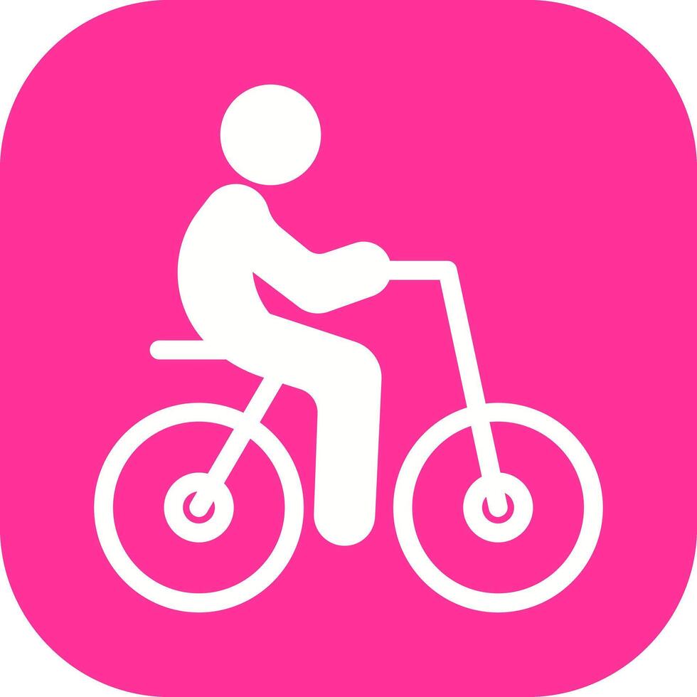 Person Biking Icon Design vector