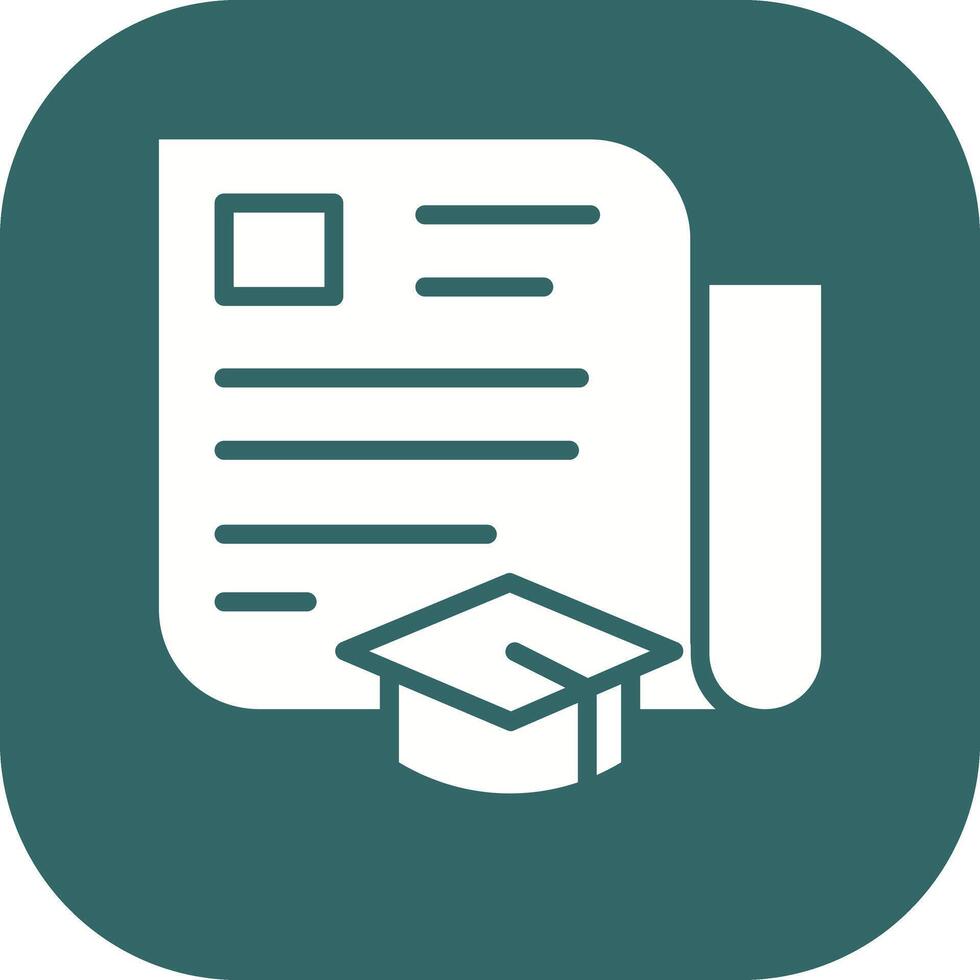 Journalism Education Icon Design vector