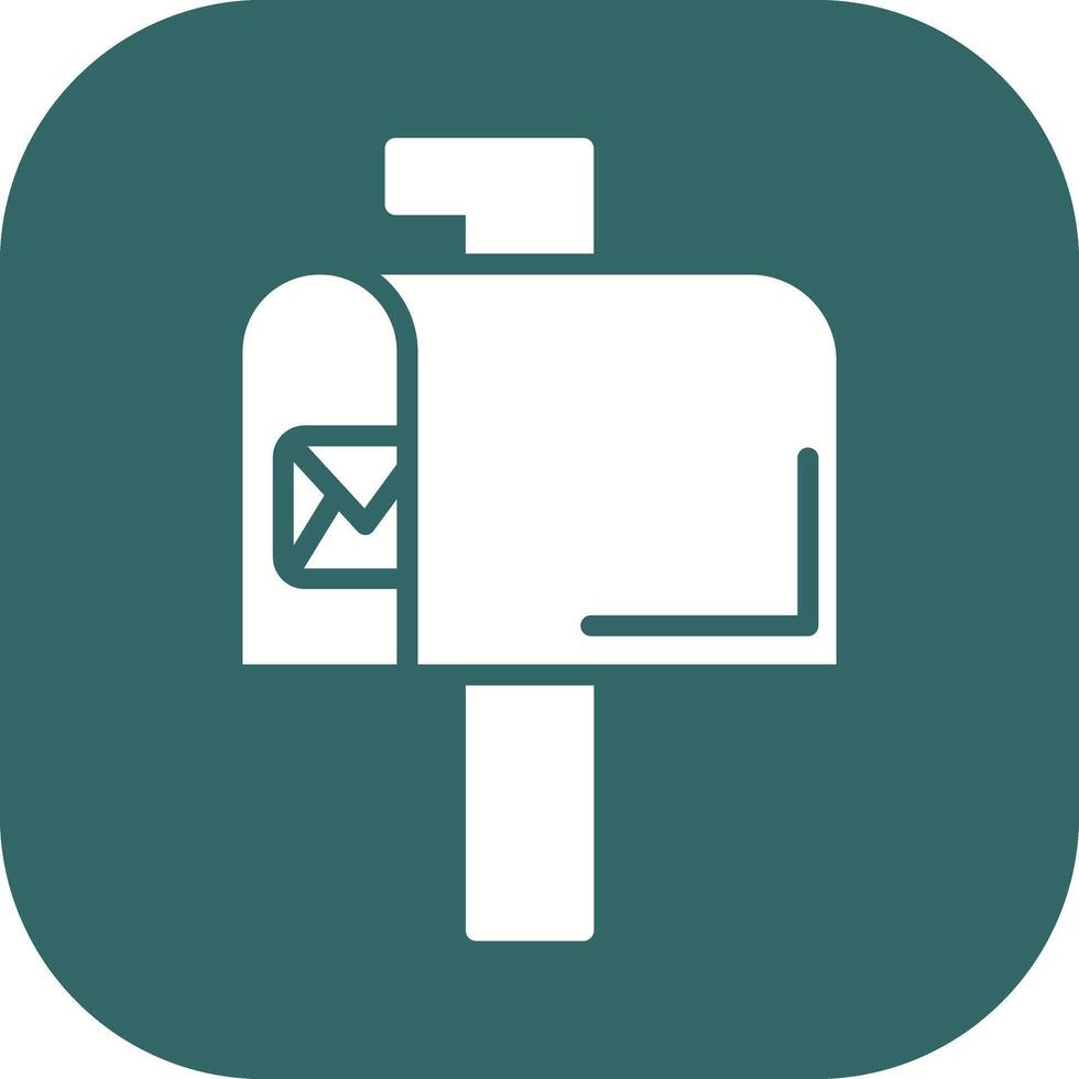 Mailbox Key Icon Design vector