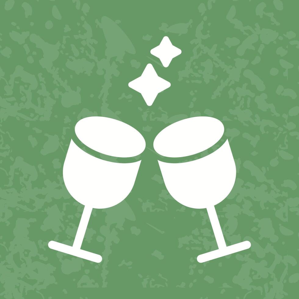Wine Glasses Icon Design vector