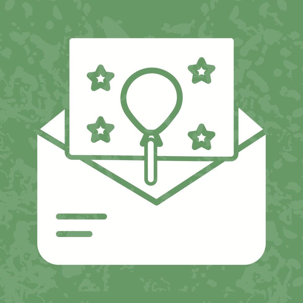 Party Invitation Icon Design vector