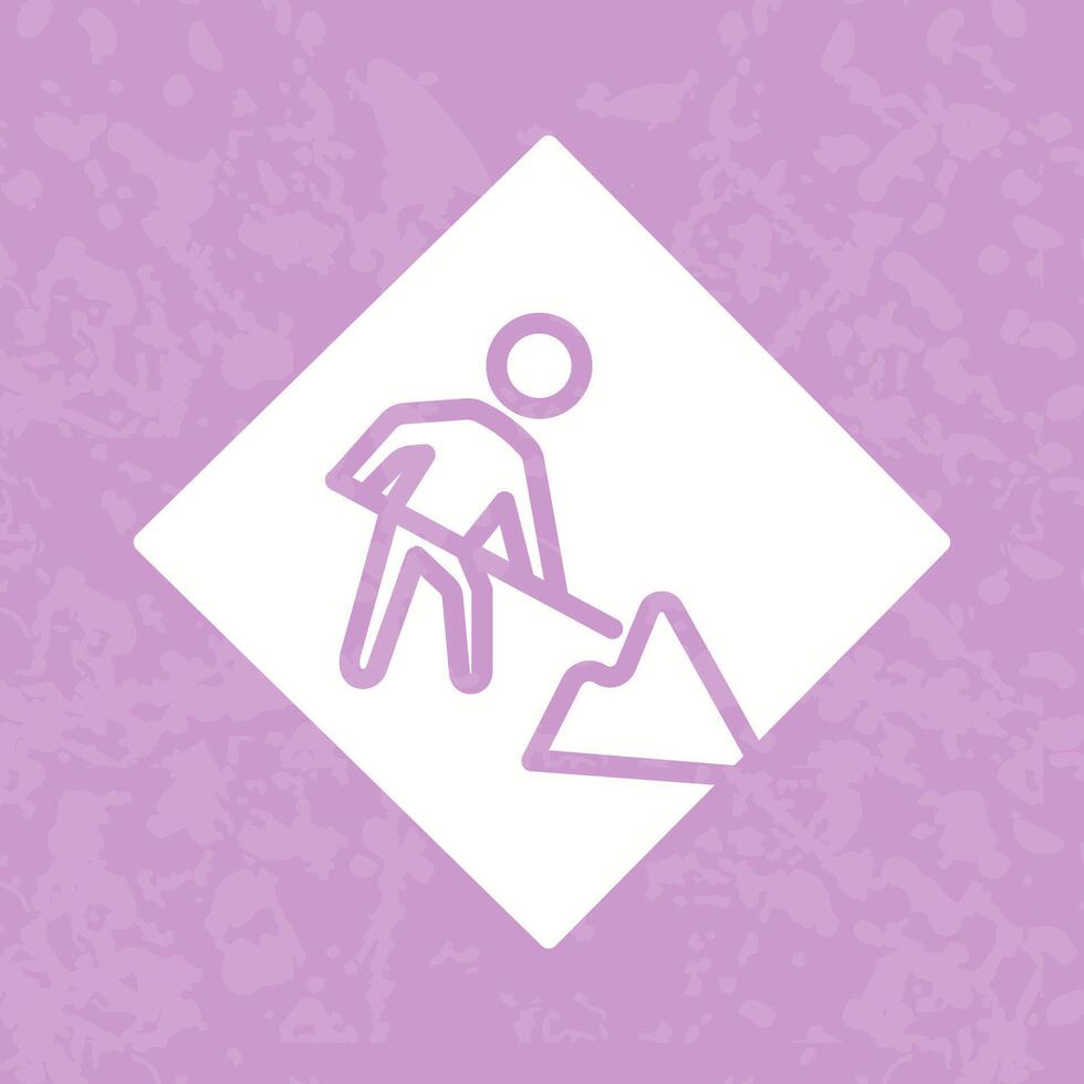 Construction Sign Icon Design vector
